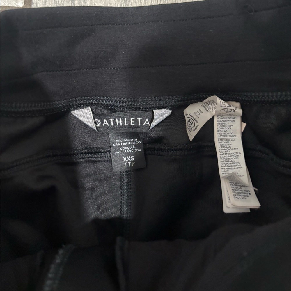 Athleta Get Set Hybrid Black Jogger Pants Size XXS - Picture 4 of 6
